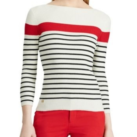 Lauren Ralph Lauren Sweaters - Ralph Lauren

Boatneck Striped Ribbed Sweater M